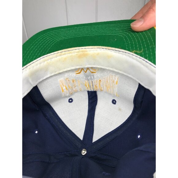 Vintage West Virginia Mountaineers Hat Cap Snapback WVU Arch Blue The Game - Picture 7 of 7